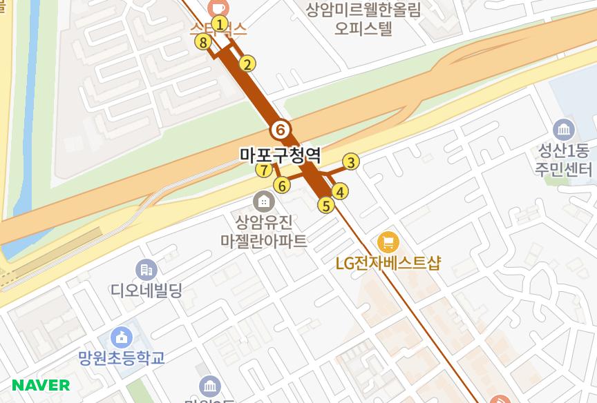 서울특별시 마포구 망원동 마포월드컵제이스카이 위치·실거래 시세 지도