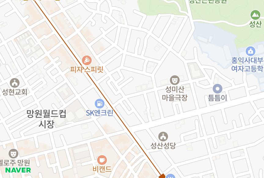 서울특별시 마포구 성산동 현대하이츠 위치·실거래 시세 지도