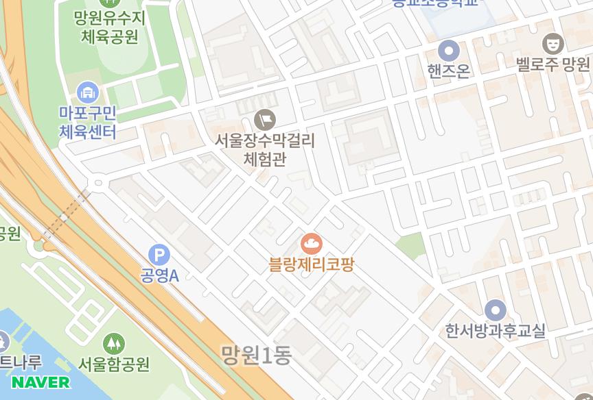 서울특별시 마포구 망원동 크라운 위치·실거래 시세 지도