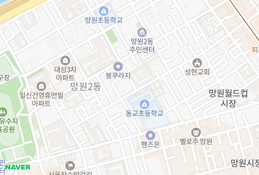 서울특별시 마포구 망원동 신부 위치·실거래 시세 지도