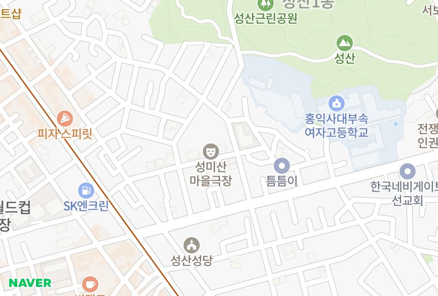 서울특별시 마포구 성산동 해피존 위치·실거래 시세 지도