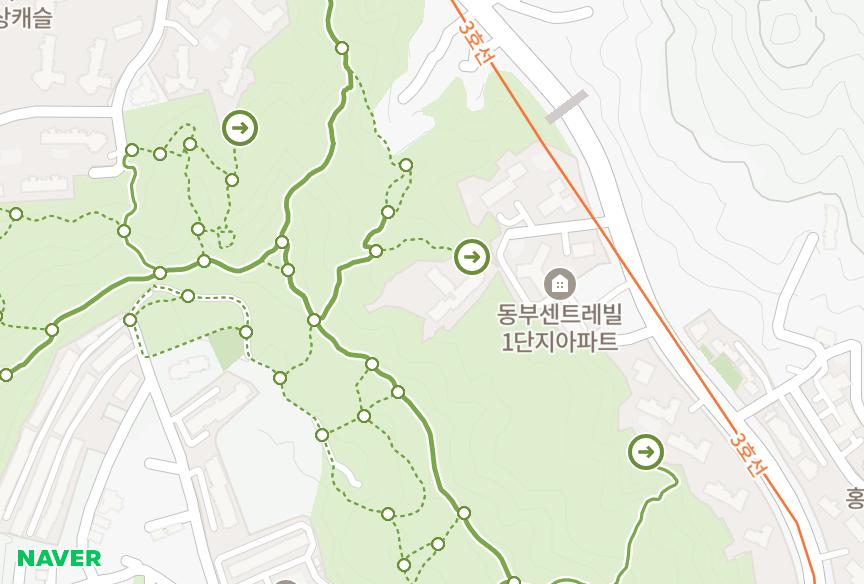 서울특별시 서대문구 홍은동 세한숲속마을 위치·실거래 시세 지도