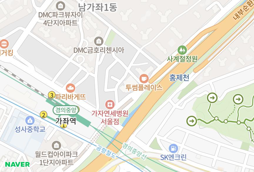 서울특별시 서대문구 남가좌동 창덕에버빌 위치·실거래 시세 지도