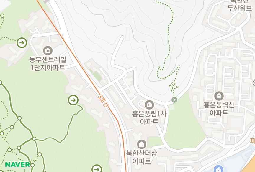 서울특별시 서대문구 홍은동 반석블레스 위치·실거래 시세 지도