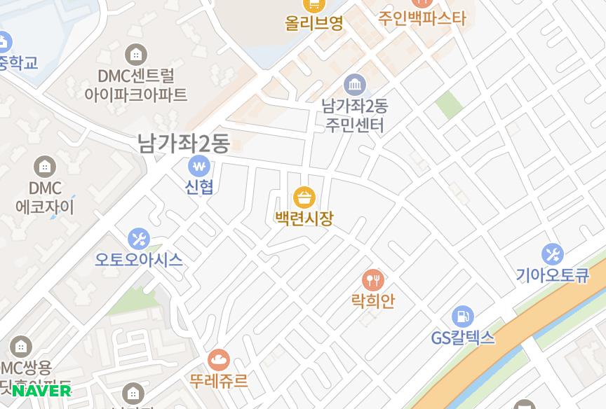 서울특별시 서대문구 남가좌동 가재울백련 위치·실거래 시세 지도