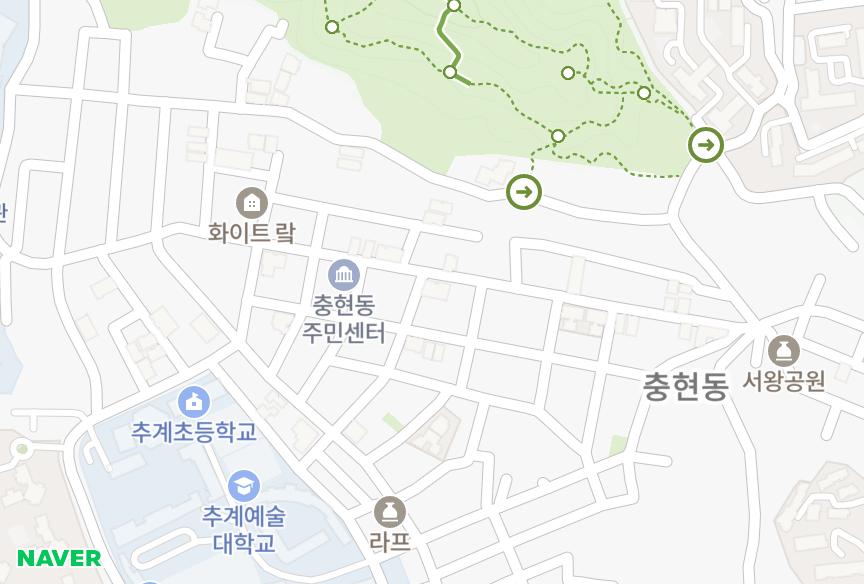 서울특별시 서대문구 북아현동 화신 위치·실거래 시세 지도