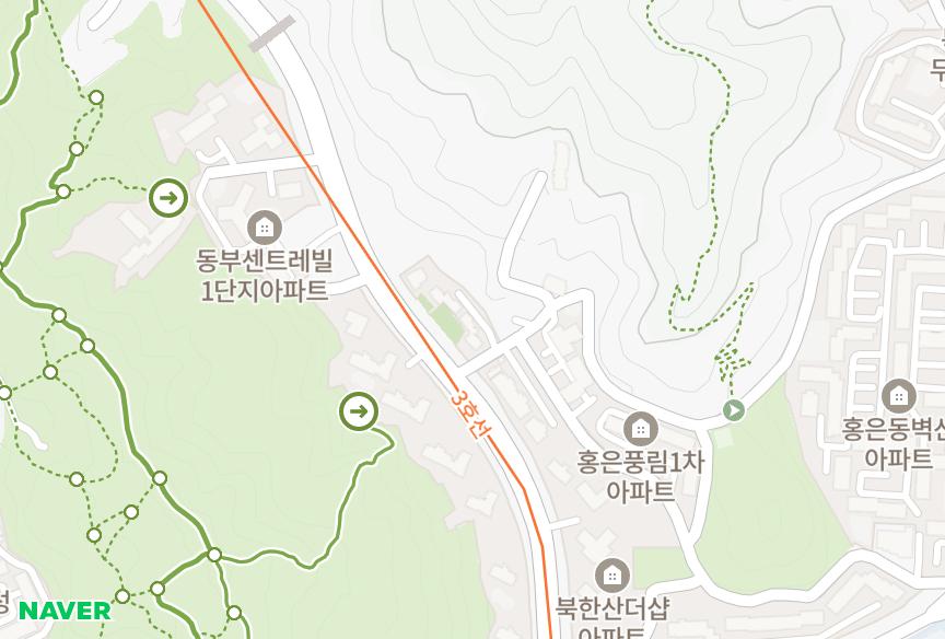 서울특별시 서대문구 홍은동 HDX휴팰리스 위치·실거래 시세 지도