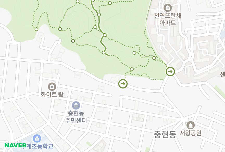 서울특별시 서대문구 북아현동 북아현비버리힐 위치·실거래 시세 지도