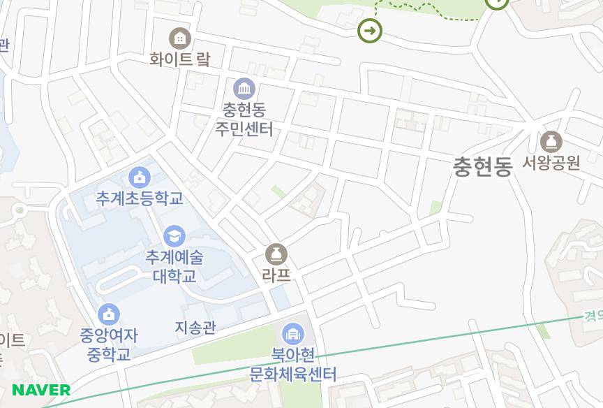서울특별시 서대문구 북아현동 북아현조은2차 위치·실거래 시세 지도