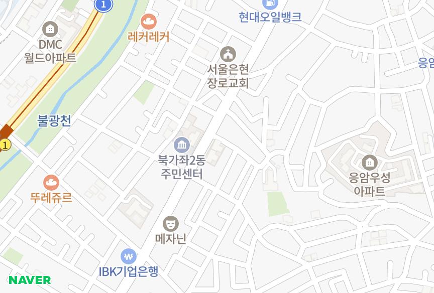 서울특별시 서대문구 북가좌동 동도하이츠에이동 위치·실거래 시세 지도