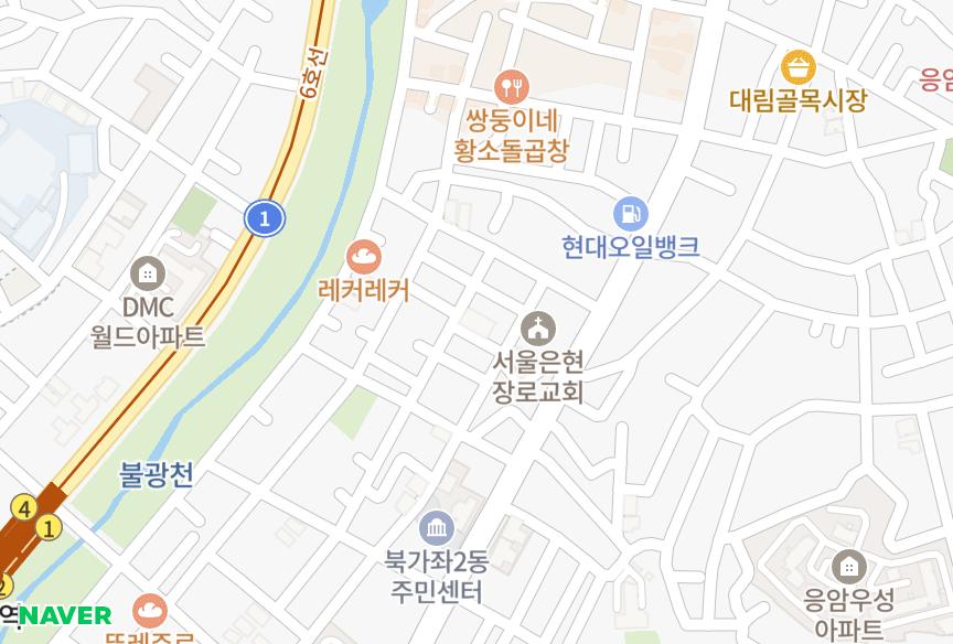 서울특별시 서대문구 북가좌동 명진 위치·실거래 시세 지도