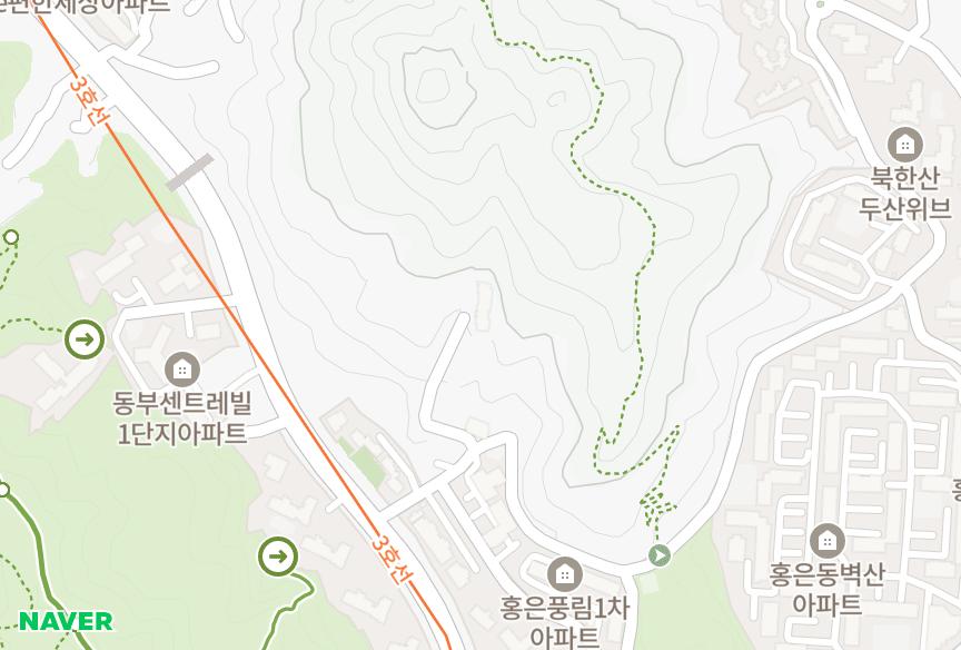 서울특별시 서대문구 홍은동 신계 위치·실거래 시세 지도