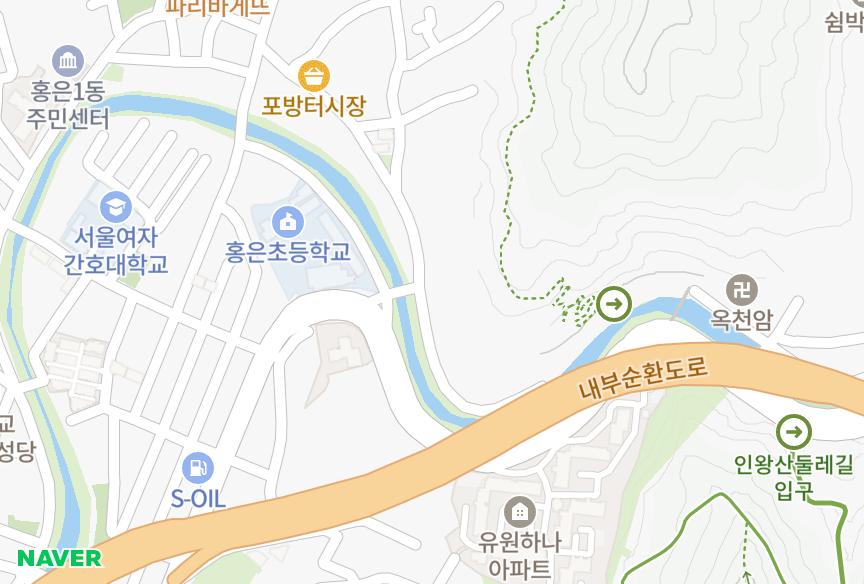 서울특별시 서대문구 홍은동 동림 위치·실거래 시세 지도