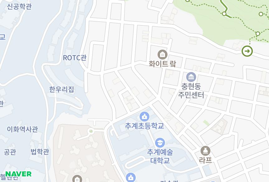 서울특별시 서대문구 북아현동 북아현2차 위치·실거래 시세 지도