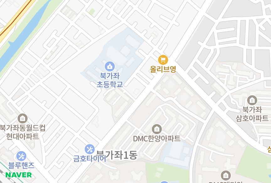 서울특별시 서대문구 북가좌동 선결 위치·실거래 시세 지도
