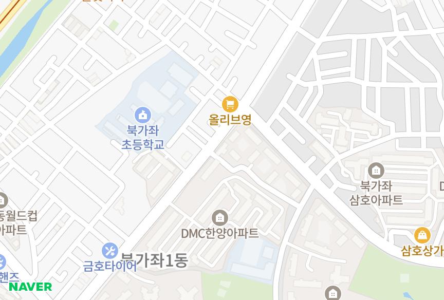 서울특별시 서대문구 북가좌동 한울뉴타운 위치·실거래 시세 지도