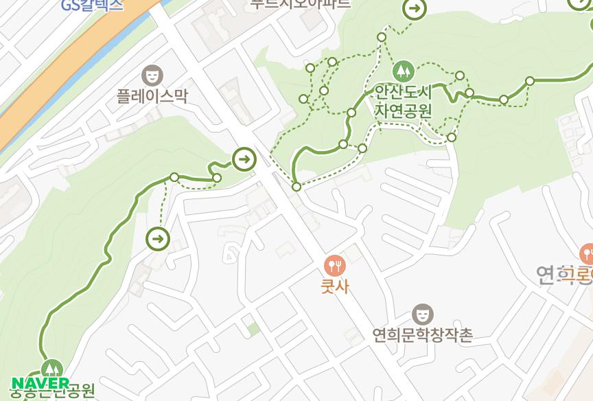 서울특별시 서대문구 연희동 싸이 위치·실거래 시세 지도