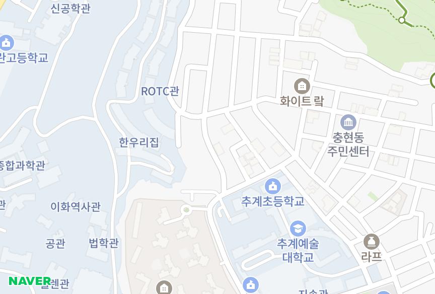 서울특별시 서대문구 북아현동 북아현4차 위치·실거래 시세 지도