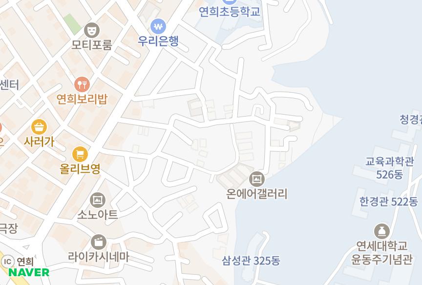 서울특별시 서대문구 연희동 연희궁그린빌라트 위치·실거래 시세 지도
