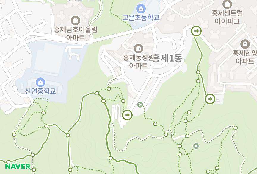 서울특별시 서대문구 홍제동 풍진베이스타운 위치·실거래 시세 지도