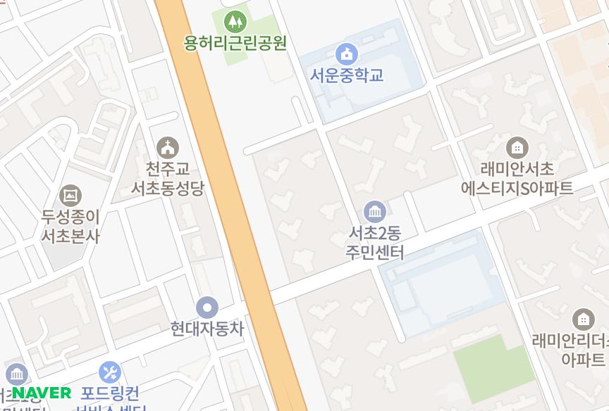 서울특별시 서초구 서초동 신동아 위치·실거래 시세 지도