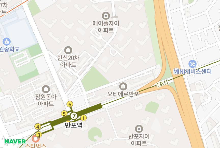 서울특별시 서초구 잠원동 신반포11차 위치·실거래 시세 지도