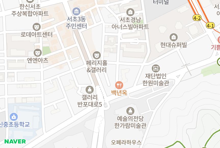 서울특별시 서초구 서초동 서초중흥S클래스 위치·실거래 시세 지도