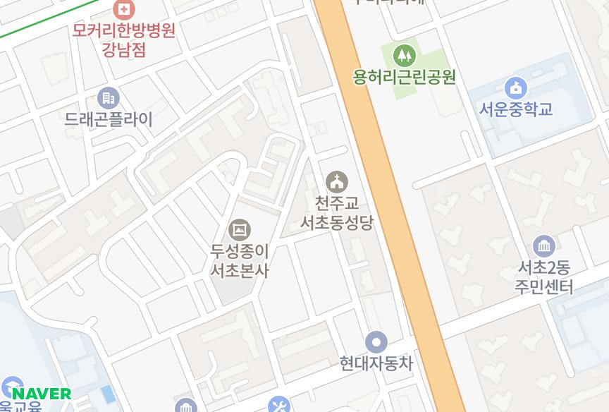 서울특별시 서초구 서초동 서초현대3차 위치·실거래 시세 지도