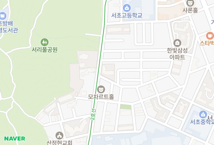 서울특별시 서초구 서초동 서초두산위브2 위치·실거래 시세 지도