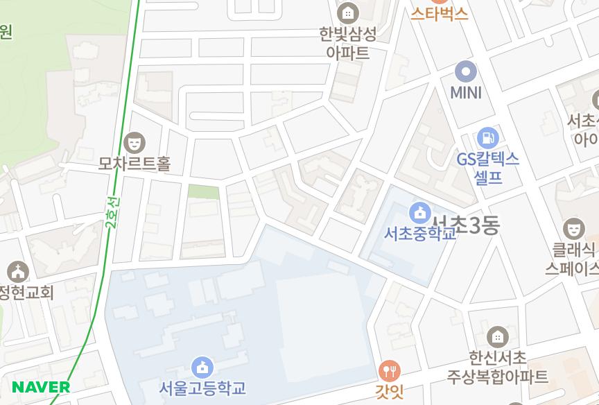 서울특별시 서초구 서초동 서초래미안6차 위치·실거래 시세 지도