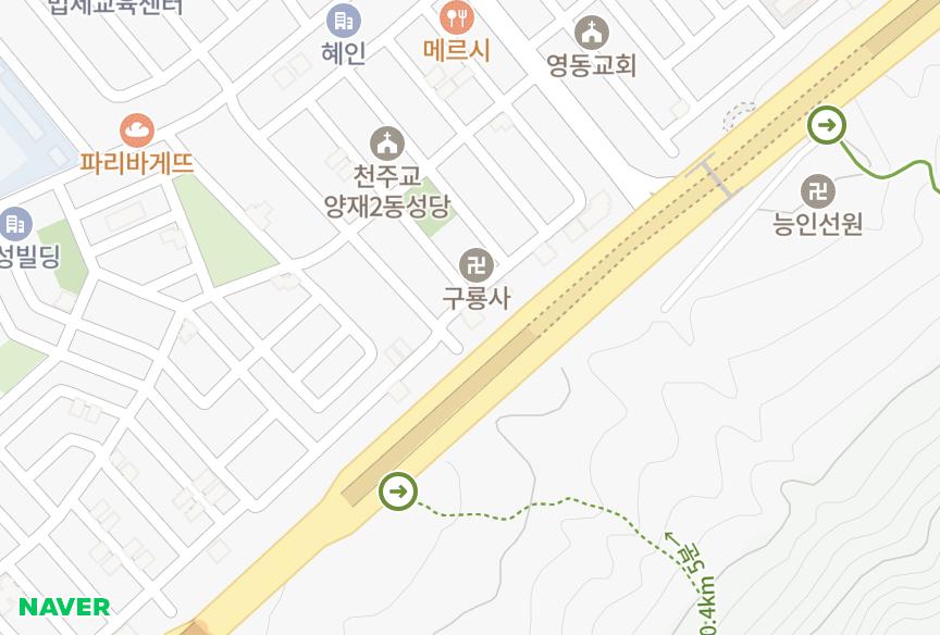 서울특별시 서초구 양재동 휴먼시티 위치·실거래 시세 지도