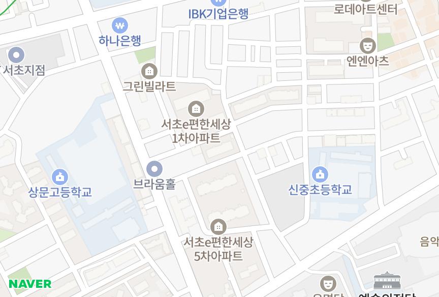 서울특별시 서초구 서초동 서초래미안3차 위치·실거래 시세 지도