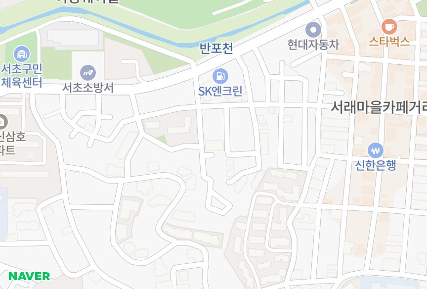 서울특별시 서초구 반포동 그랑빌 위치·실거래 시세 지도