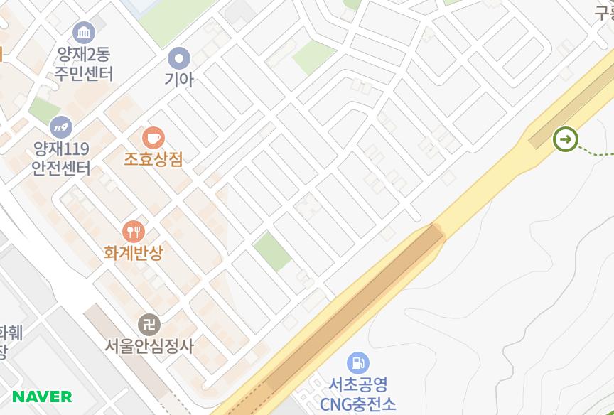 서울특별시 서초구 양재동 새티스아파트(359번지) 위치·실거래 시세 지도