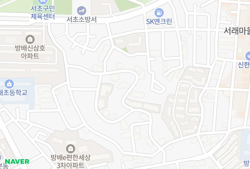 서울특별시 서초구 반포동 선데일 위치·실거래 시세 지도