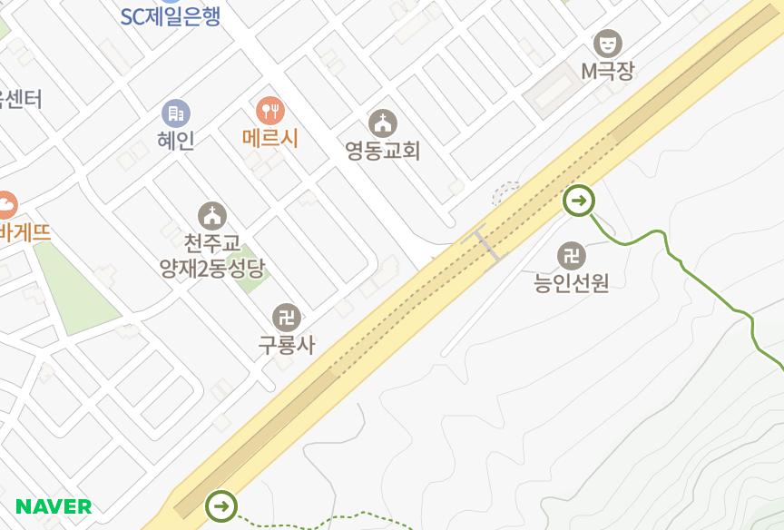 서울특별시 서초구 양재동 더-클라스 위치·실거래 시세 지도