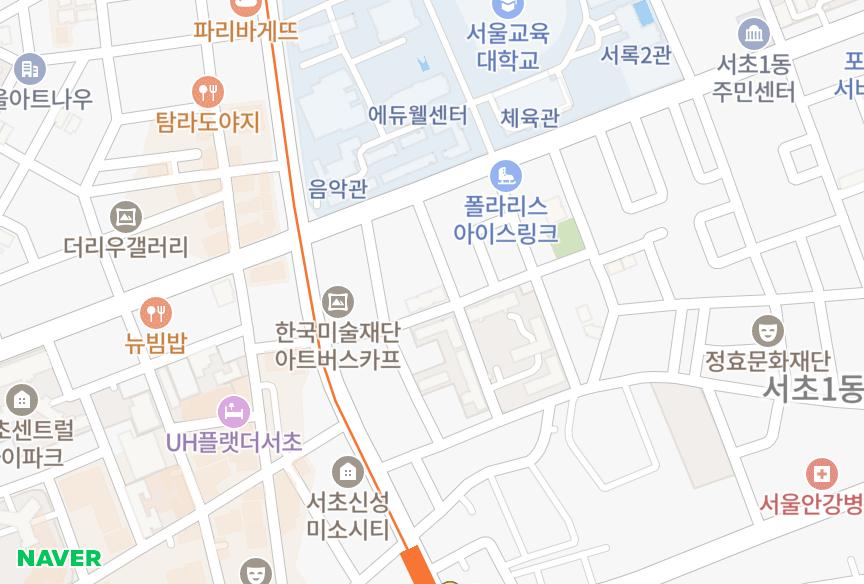 서울특별시 서초구 서초동 티에스프리우스 위치·실거래 시세 지도