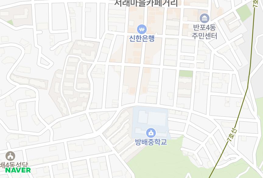 서울특별시 서초구 반포동 프라임빌라트 위치·실거래 시세 지도