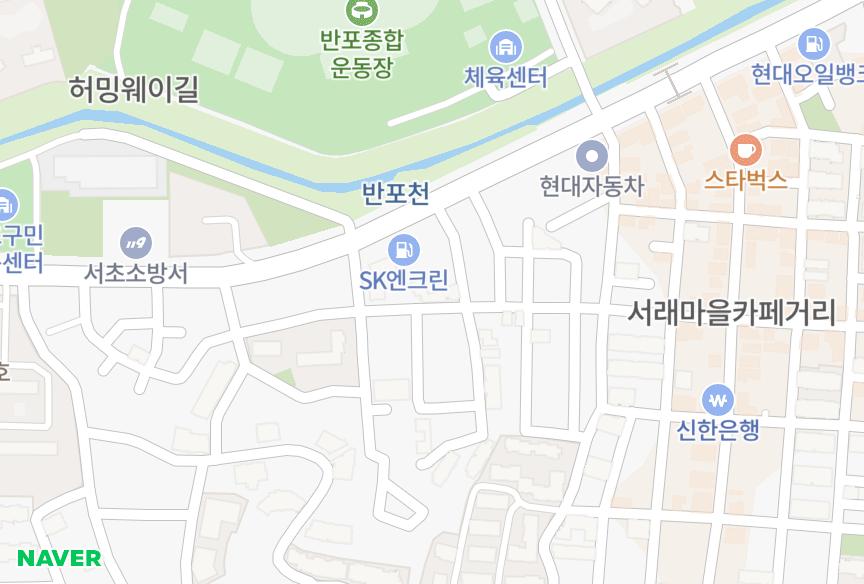 서울특별시 서초구 반포동 반포대우멤버스카운티1차 위치·실거래 시세 지도