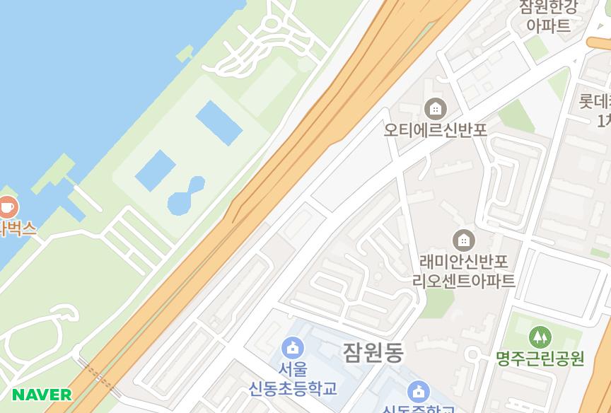 서울특별시 서초구 잠원동 잠원빌라트 위치·실거래 시세 지도
