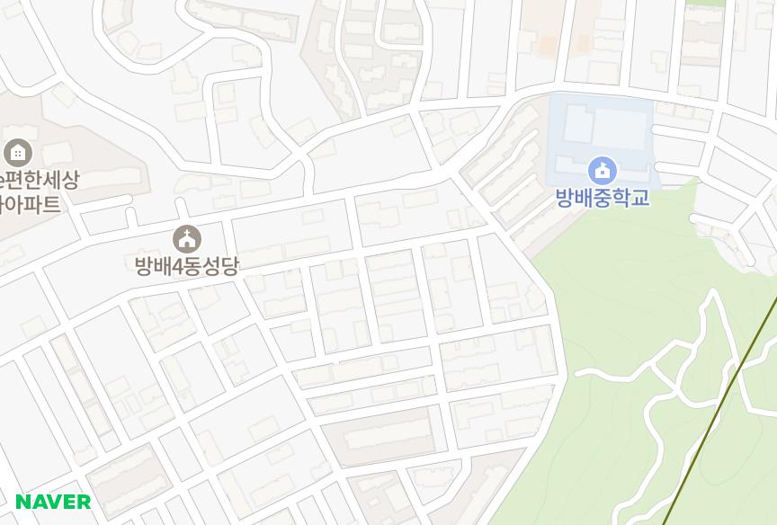서울특별시 서초구 방배동 방배대우멤버스카운티501차 위치·실거래 시세 지도