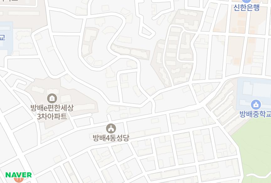 서울특별시 서초구 방배동 서초롯데캐슬오스카 위치·실거래 시세 지도