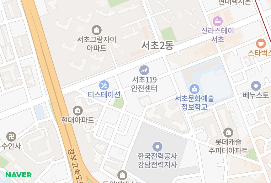 서울특별시 서초구 서초동 서초한양수자인 위치·실거래 시세 지도