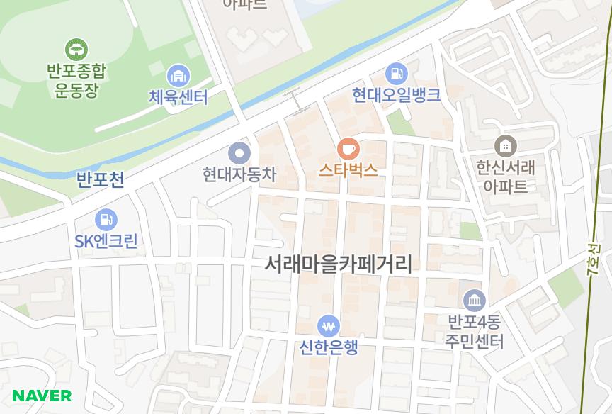 서울특별시 서초구 반포동 테마하우스 위치·실거래 시세 지도