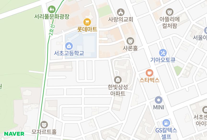 서울특별시 서초구 서초동 프레스턴-2차 위치·실거래 시세 지도