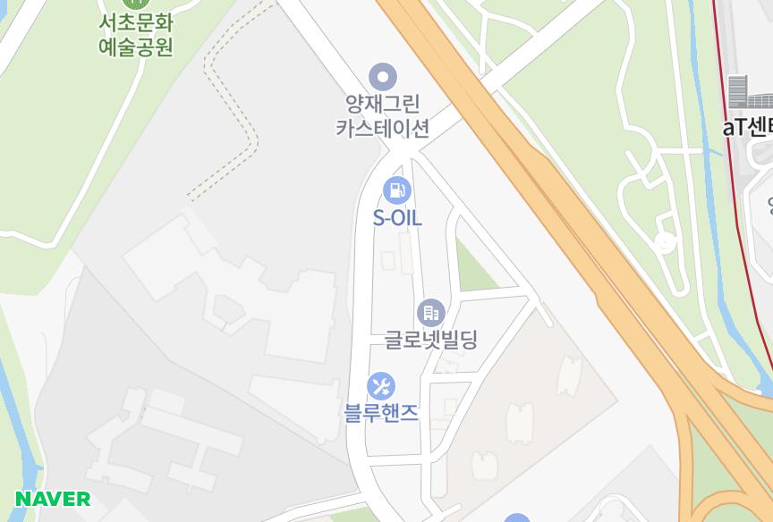 서울특별시 서초구 양재동 초원탑스빌 위치·실거래 시세 지도