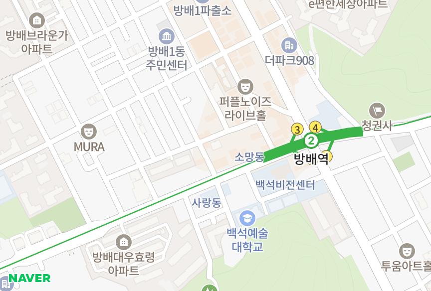 서울특별시 서초구 방배동 태림 위치·실거래 시세 지도