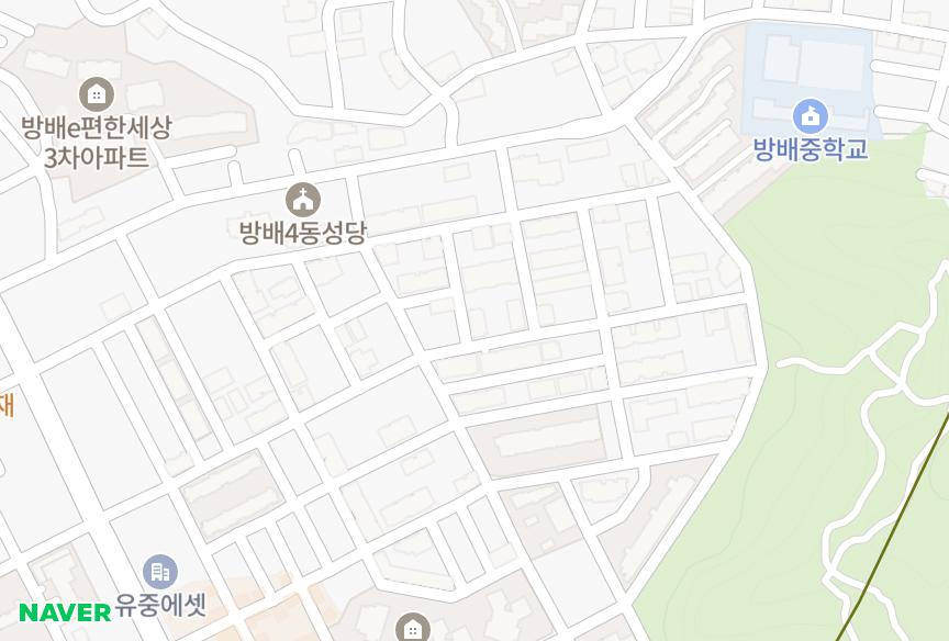 서울특별시 서초구 방배동 방배렉슬 위치·실거래 시세 지도