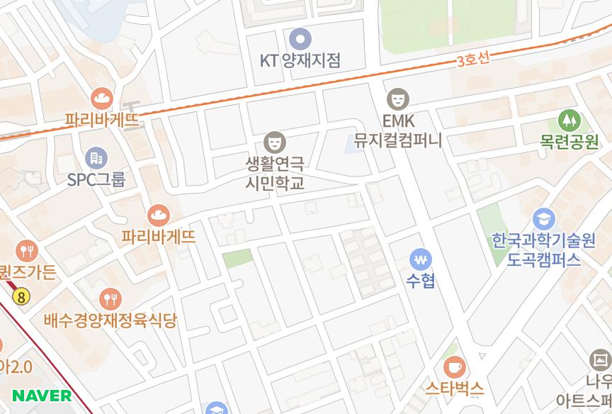 서울특별시 서초구 양재동 광정 위치·실거래 시세 지도