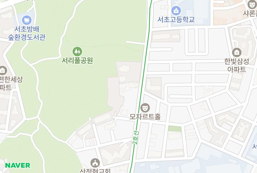 서울특별시 서초구 서초동 도무스 위치·실거래 시세 지도